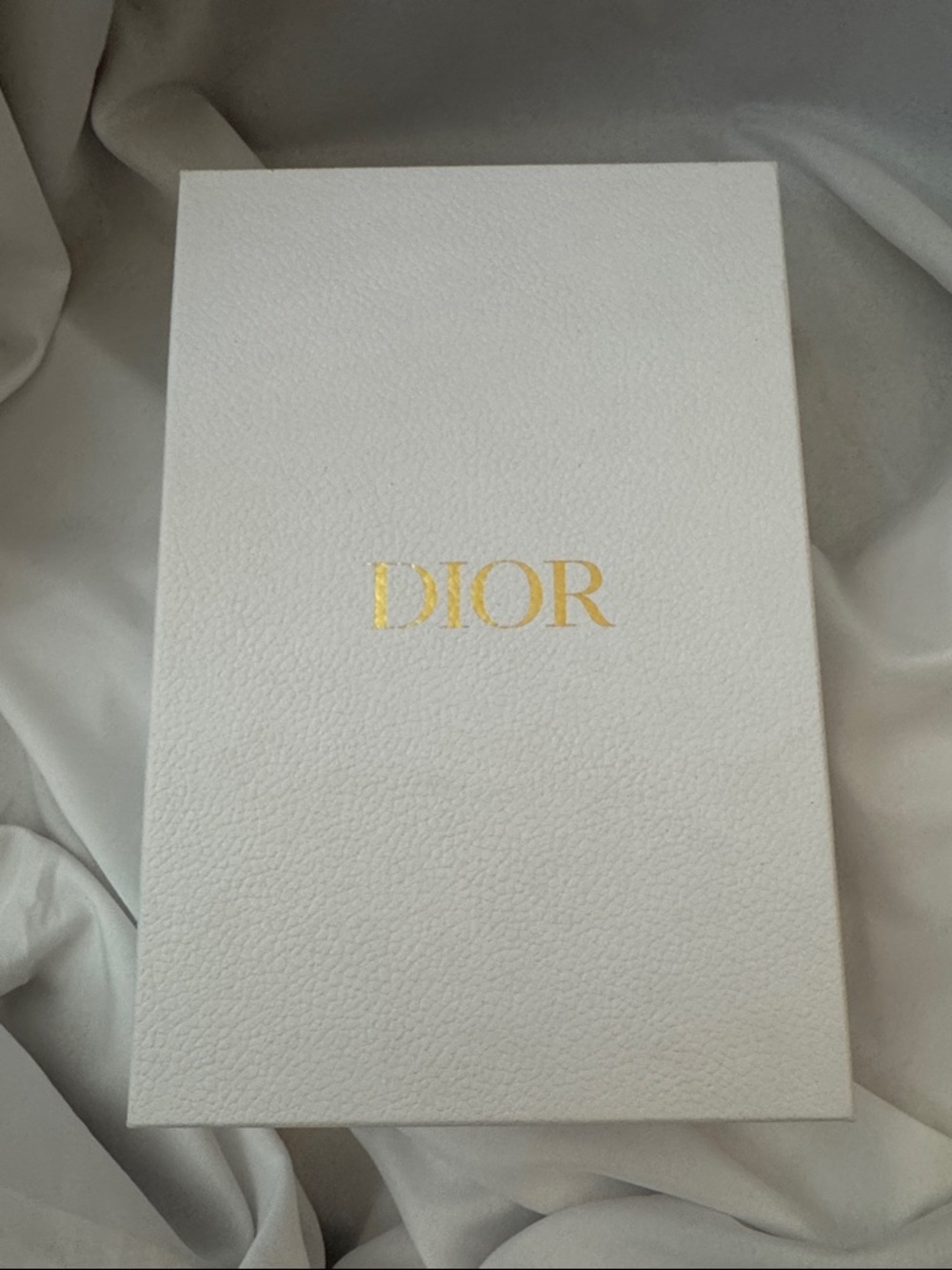 Dior White Box with Gold Logo